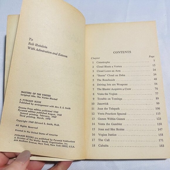 Masters Of The Vortex By E.E. Doc Smith Vintage Book - Picture 5 of 6